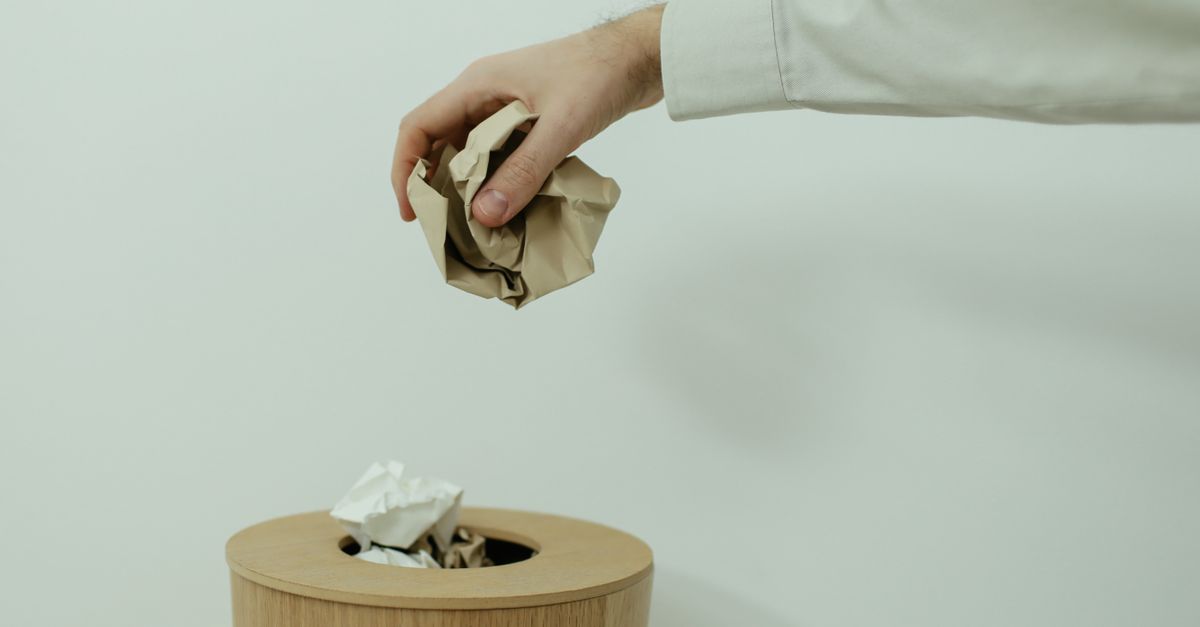 Papelera del servicio en la nube con archivos pendientes de revisión